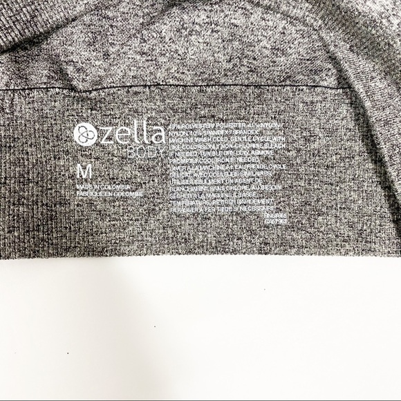 Zella Body Rhythm Gray Sports Bra Medium NWOT - Picture 5 of 5